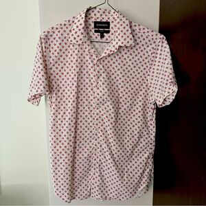 Bonobos Tailored Fit Starfish Print Short Sleeve Button Down